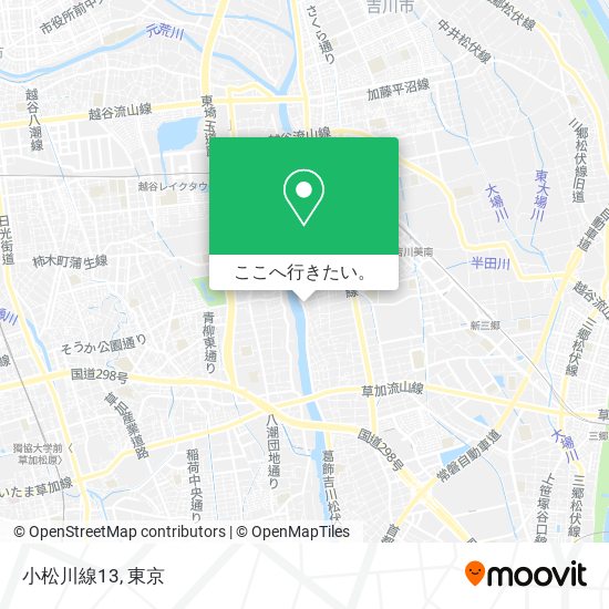 小松川線13地図