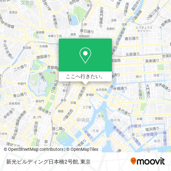 新光ビルディング日本橋2号館地図