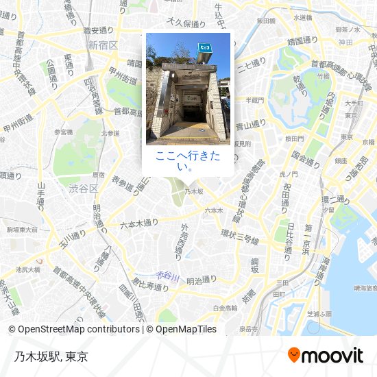乃木坂駅地図