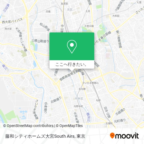 藤和シティホームズ大宮South Airs地図