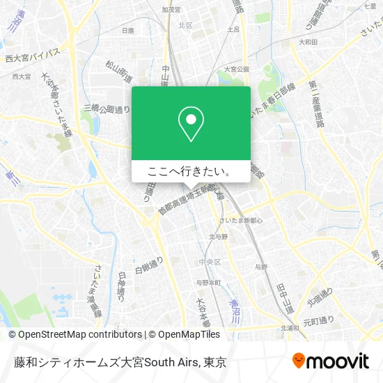 藤和シティホームズ大宮South Airs地図