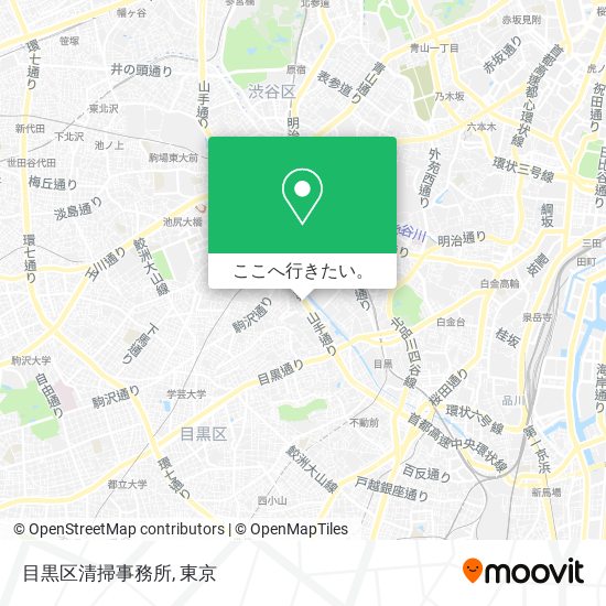 目黒区清掃事務所地図