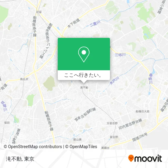 滝不動地図