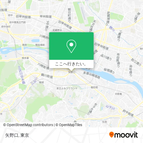 矢野口地図