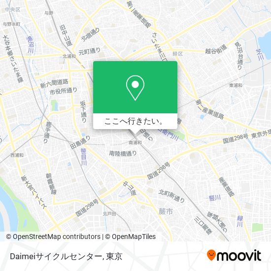 Daimeiサイクルセンター地図