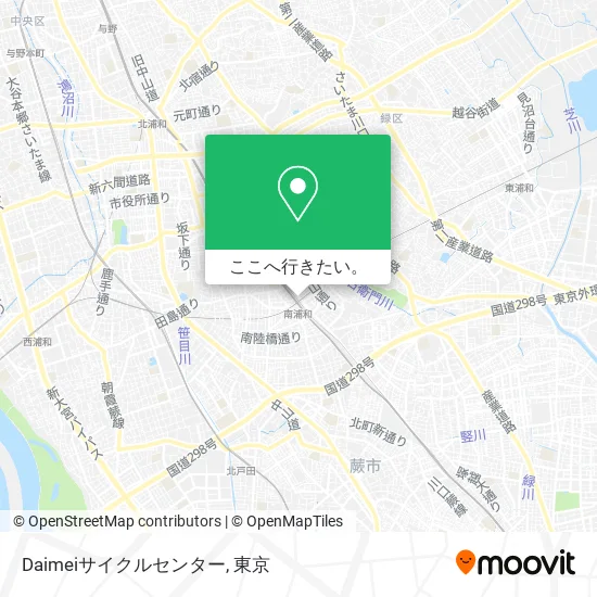 Daimeiサイクルセンター地図