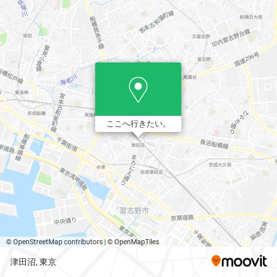 津田沼地図