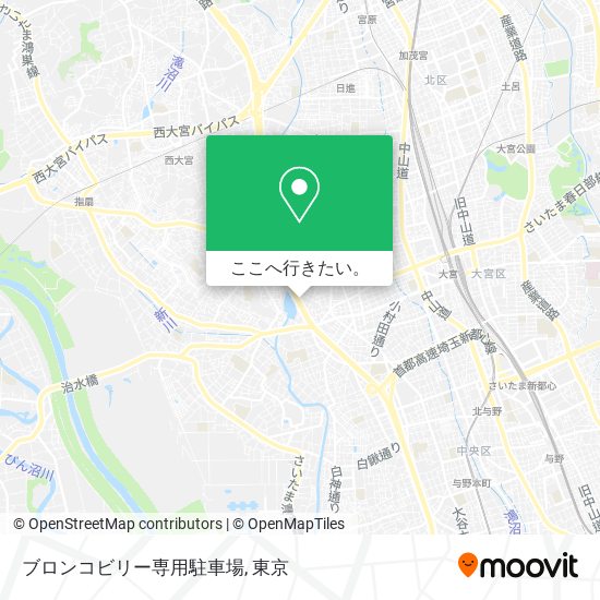 ブロンコビリー専用駐車場地図