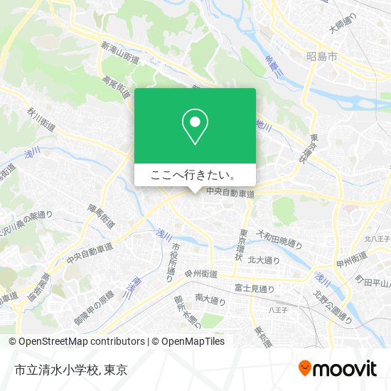 市立清水小学校地図