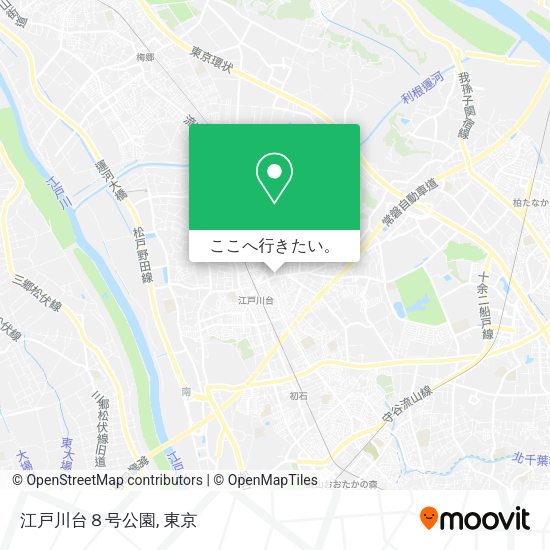 江戸川台８号公園地図