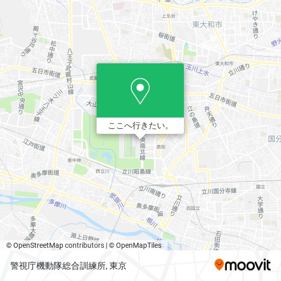 警視庁機動隊総合訓練所地図