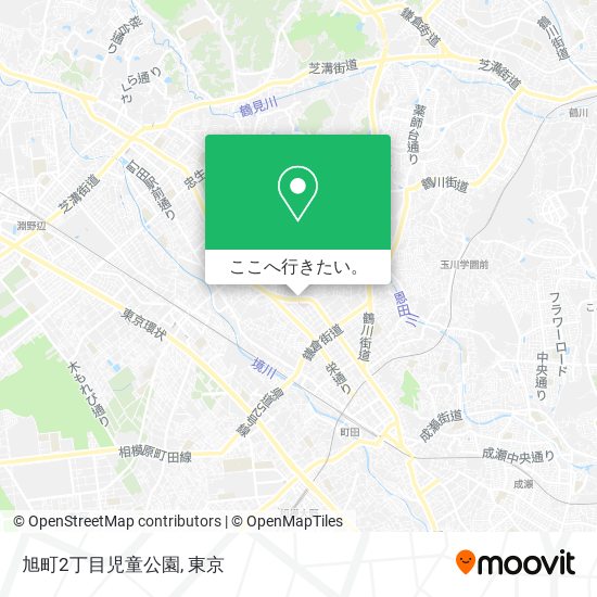 旭町2丁目児童公園地図