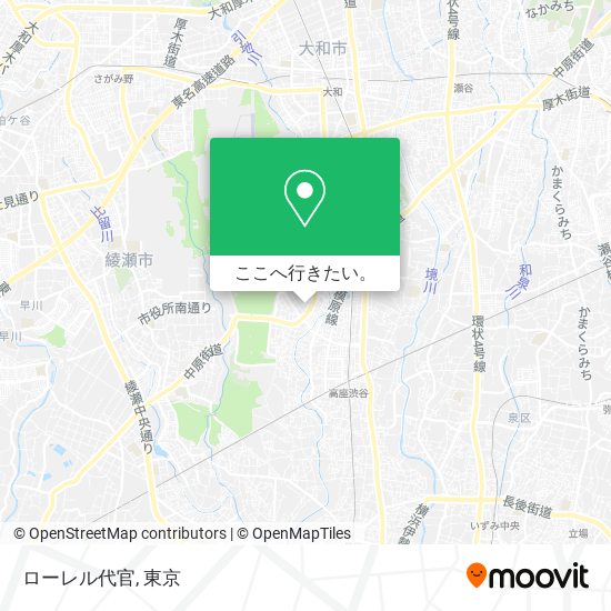 ローレル代官地図