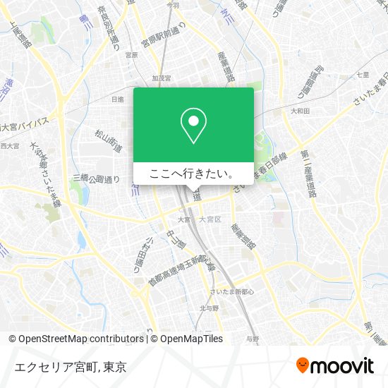 エクセリア宮町地図