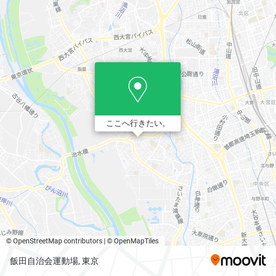 飯田自治会運動場地図