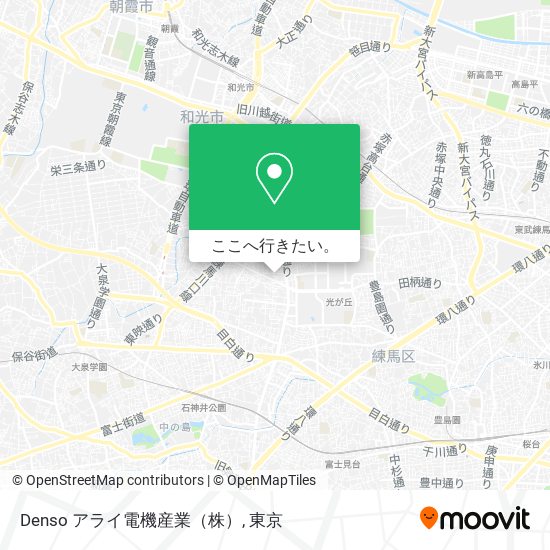 Denso アライ電機産業（株）地図