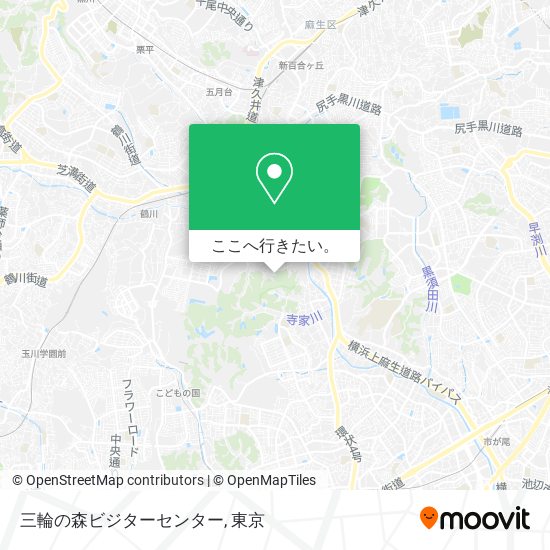 三輪の森ビジターセンター地図