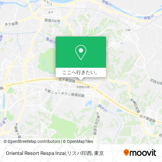 Oriental Resort Respa Inzai;リスパ印西地図