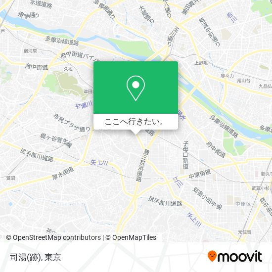 司湯(跡)地図