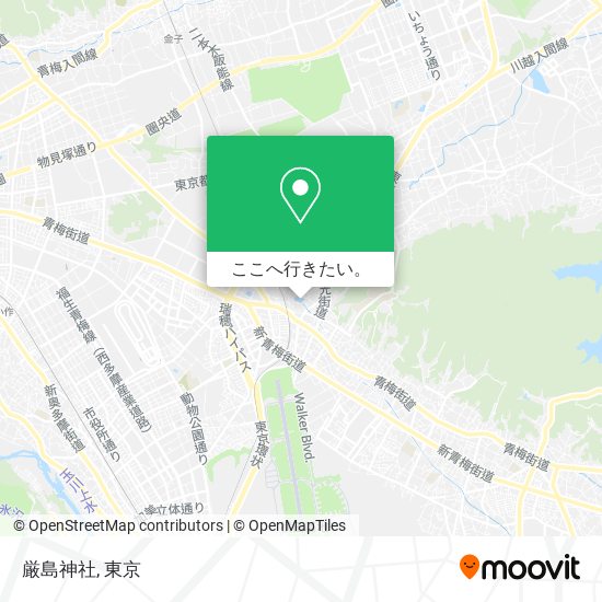 厳島神社地図