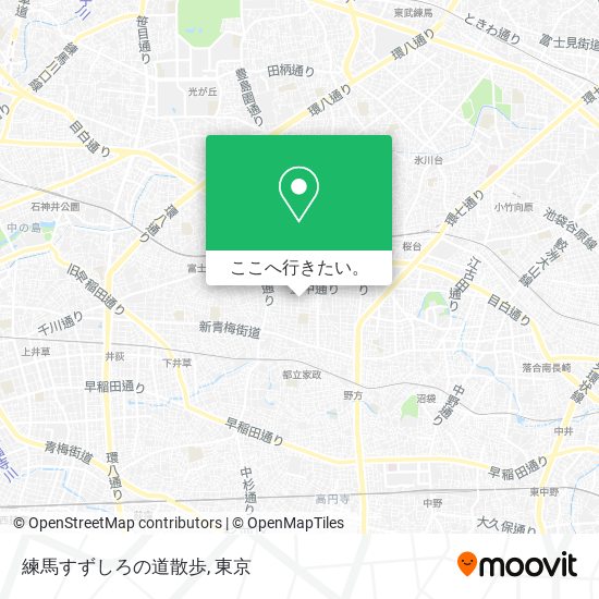 練馬すずしろの道散歩地図