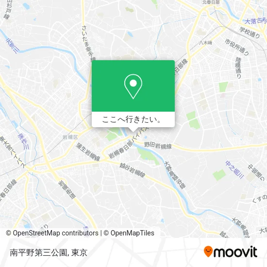 南平野第三公園地図