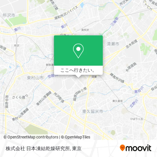 株式会社 日本凍結乾燥研究所地図