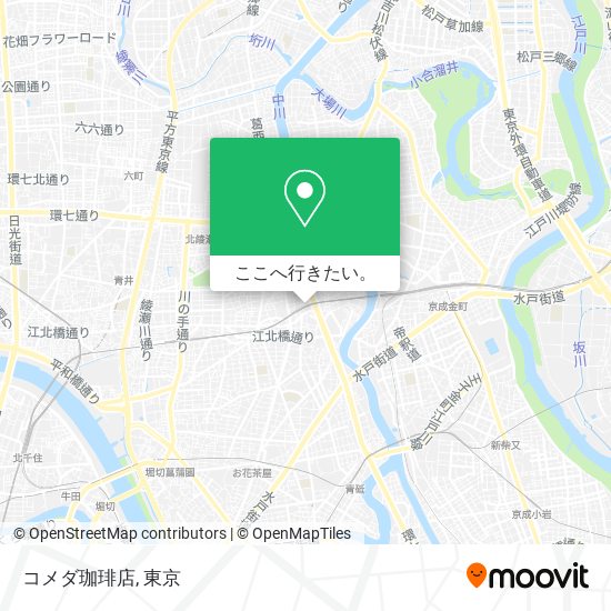 コメダ珈琲店地図