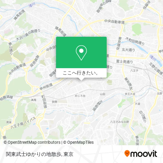 関東武士ゆかりの地散歩地図