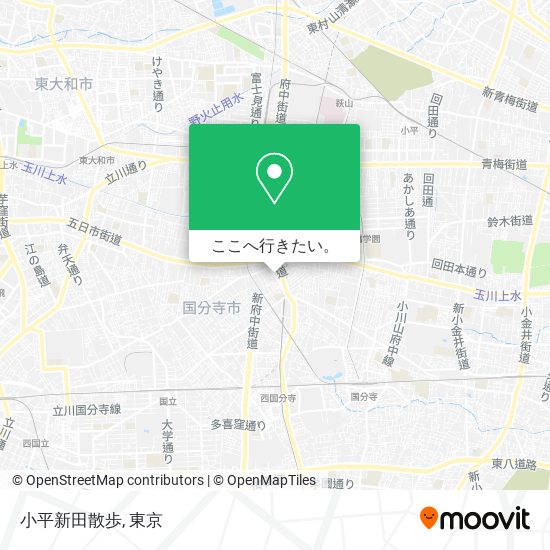 小平新田散歩地図