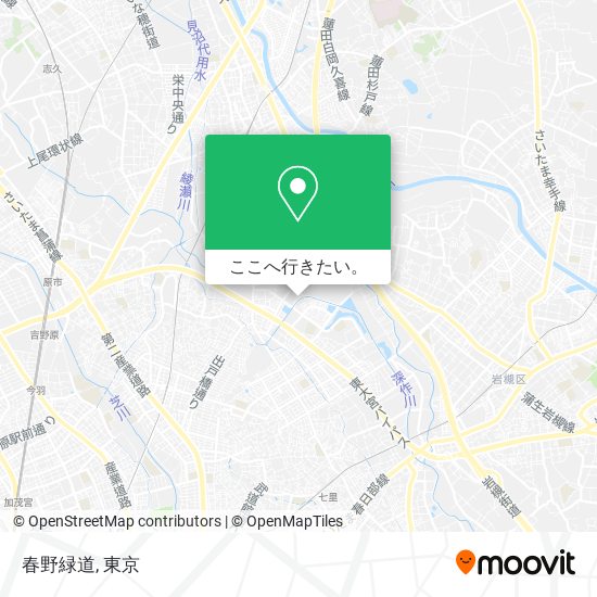 春野緑道地図