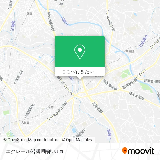 エクレール岩槻Ⅰ番館地図