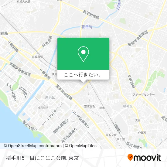 稲毛町5丁目にこにこ公園地図