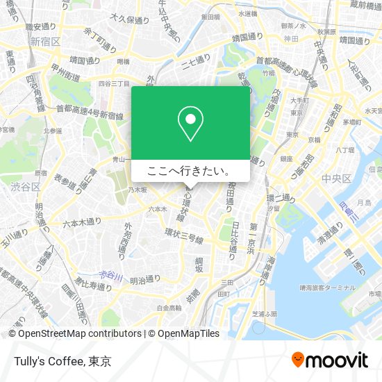 Tully's Coffee地図