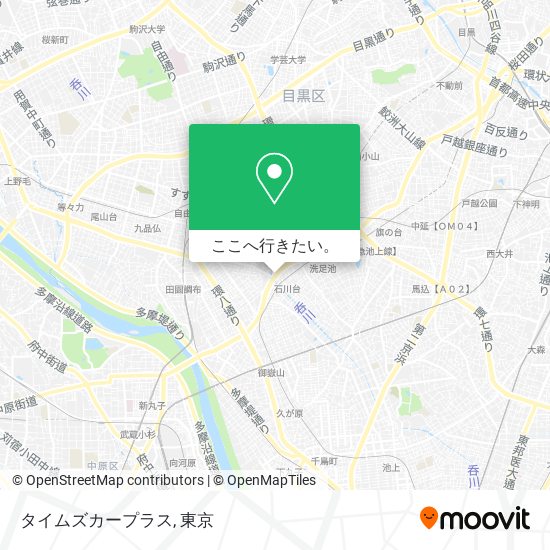 タイムズカープラス地図