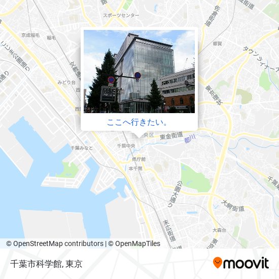 千葉市科学館地図