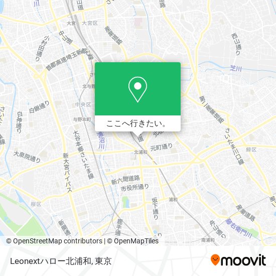 Leonextハロー北浦和地図