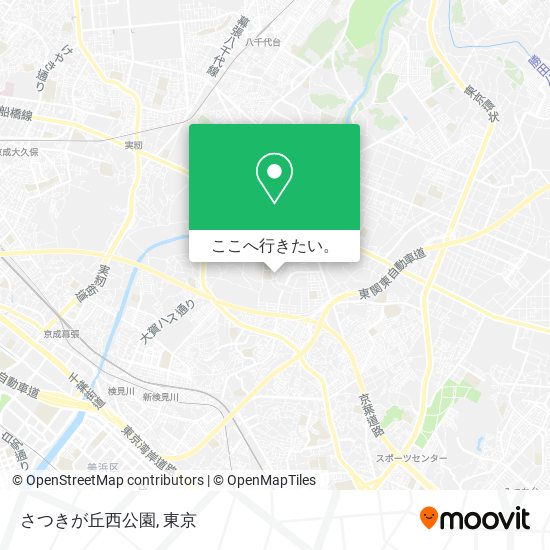 さつきが丘西公園地図