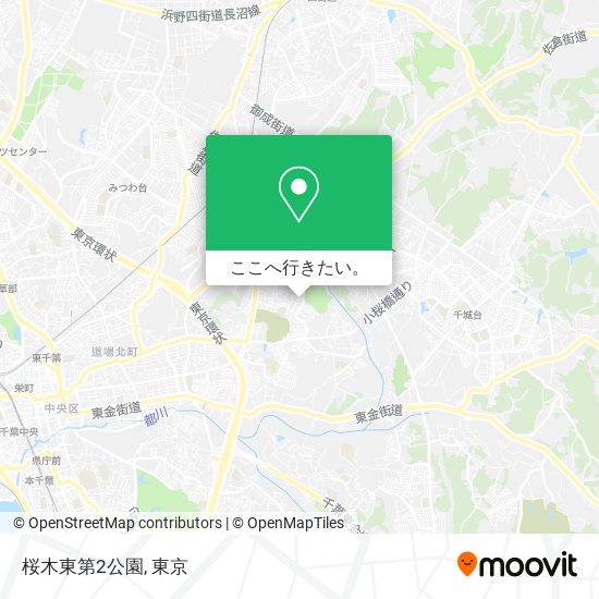桜木東第2公園地図