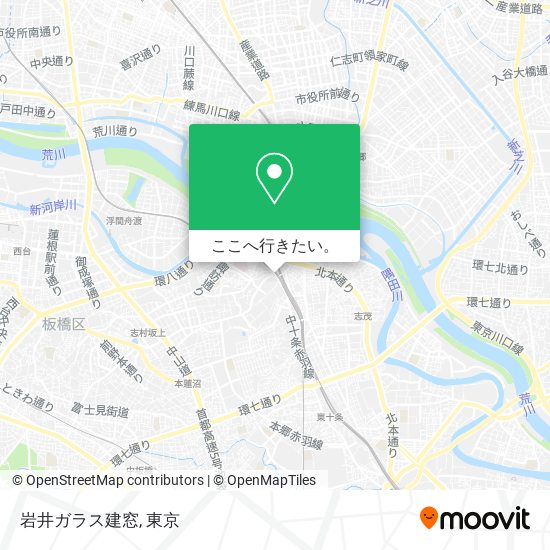 岩井ガラス建窓地図