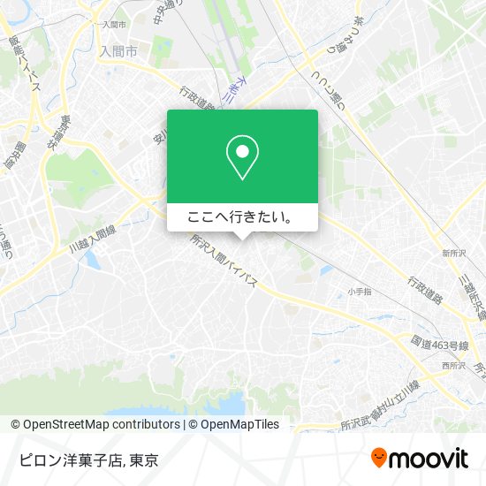 ピロン洋菓子店地図