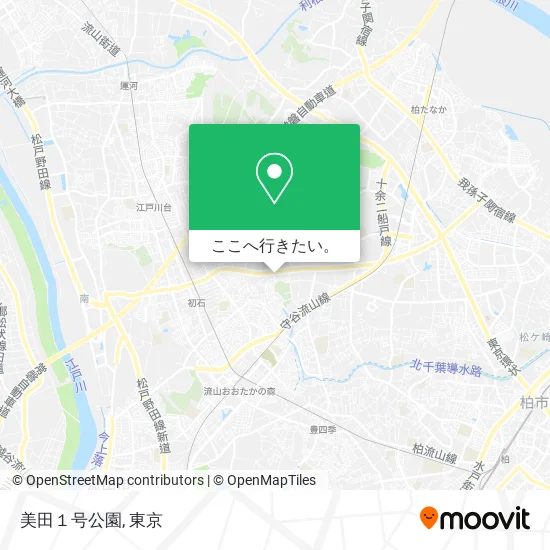 美田１号公園地図
