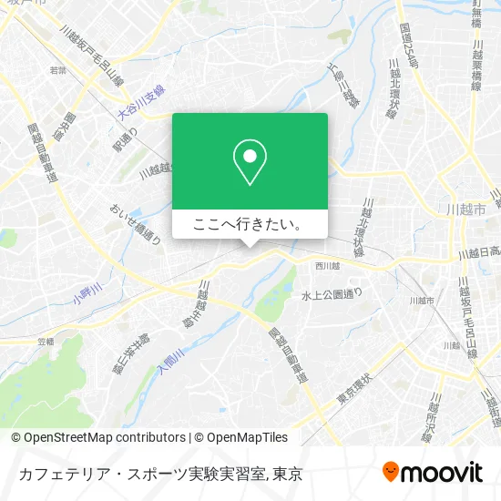 カフェテリア・スポーツ実験実習室地図