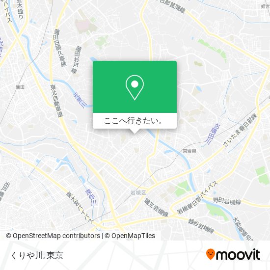 くりや川地図