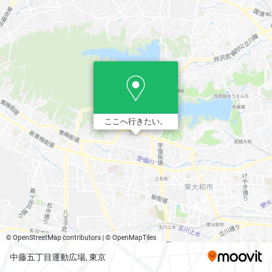 中藤五丁目運動広場地図