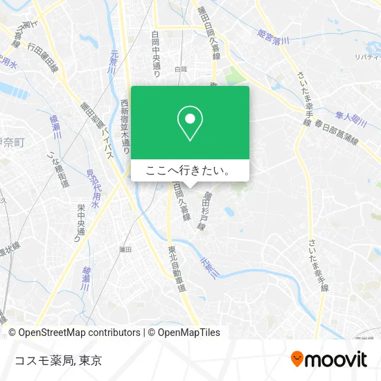 コスモ薬局地図