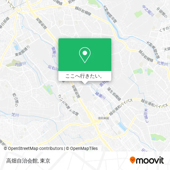 高畑自治会館地図