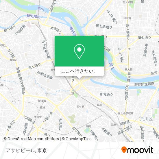 アサヒビール地図