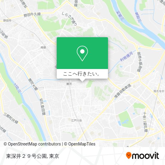 東深井２９号公園地図