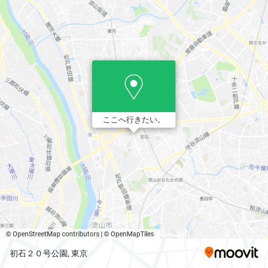 初石２０号公園地図